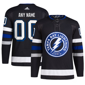 ANY NAME AND NUMBER TAMPA BAY LIGHTNING AUTHENTIC THIRD ADIDAS NHL JERSEY (CUSTOMIZED PRIMEGREEN MODEL)