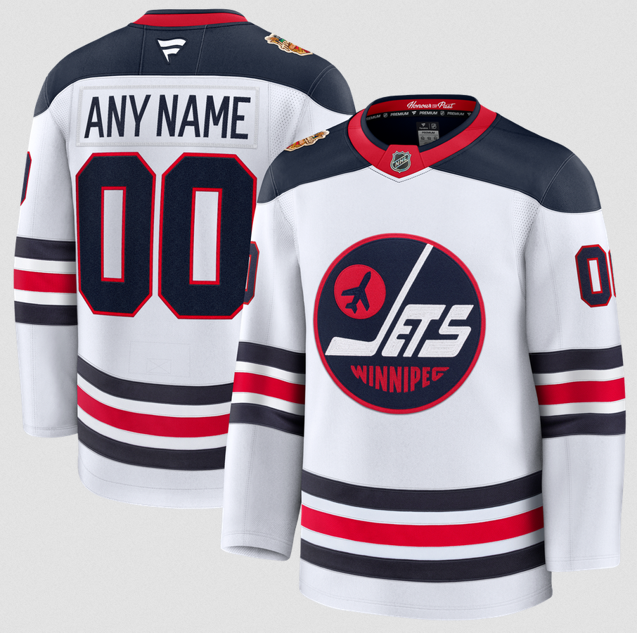 ANY NAME AND NUMBER WINNIPEG JETS 2026 HERITAGE CLASSIC FANATICS PREMIUM NHL JERSEY (HAND STITCHED ON-ICE NAME/NUMBER/CUSTOMIZATION)
