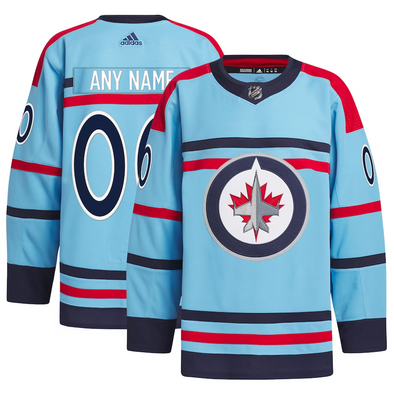ANY NAME AND NUMBER WINNIPEG JETS ANNIVERSARY 1948 RCAF AUTHENTIC ADIDAS NHL JERSEY (CUSTOMIZED PRIMEGREEN MODEL)