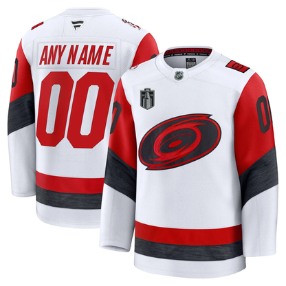 ANY NAME AND NUMBER CAROLINA HURRICANES 2026 STANLEY CUP FINAL HOME OR AWAY FANATICS PREMIUM NHL JERSEY (HAND STITCHED ON-ICE NAME/NUMBER/CUSTOMIZATION)