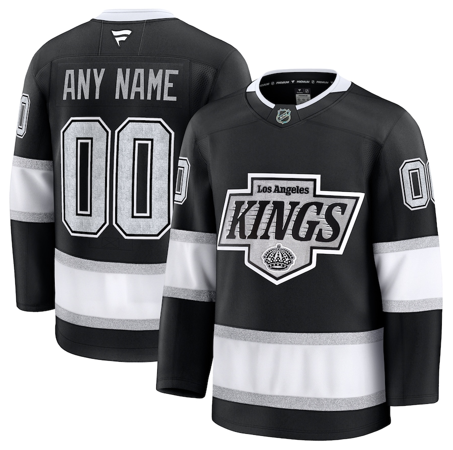 ANY NAME AND NUMBER LOS ANGELES KINGS HOME OR AWAY FANATICS PREMIUM NHL JERSEY (HAND STITCHED ON-ICE NAME/NUMBER/CUSTOMIZATION)