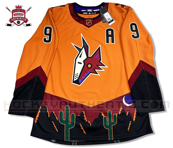 ANY NAME AND NUMBER ARIZONA COYOTES REVERSE RETRO AUTHENTIC ADIDAS NHL JERSEY (CUSTOMIZED PRIMEGREEN MODEL)
