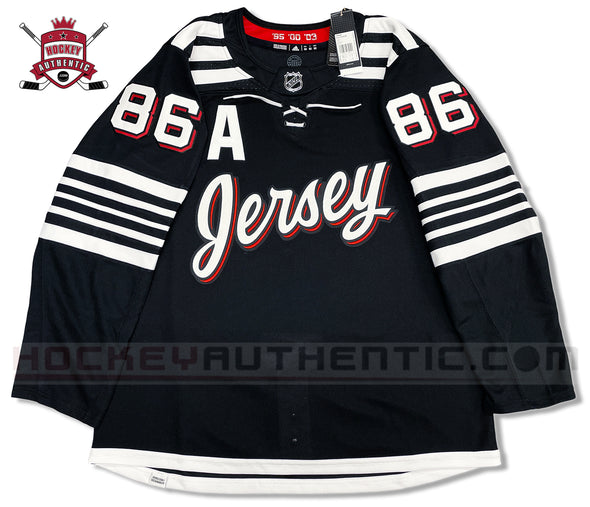 ANY NAME AND NUMBER NEW JERSEY DEVILS THIRD AUTHENTIC ADIDAS NHL JERSEY (CUSTOMIZED PRIMEGREEN MODEL)