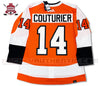ANY NAME AND NUMBER PHILADELPHIA FLYERS HOME AUTHENTIC ADIDAS NHL JERSEY (CUSTOMIZED PRIMEGREEN MODEL)