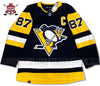 ANY NAME AND NUMBER PITTSBURGH PENGUINS HOME OR AWAY AUTHENTIC ADIDAS NHL JERSEY (CUSTOMIZED PRIMEGREEN MODEL)